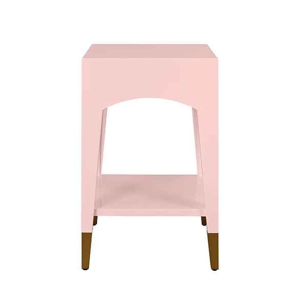 Patti Tapered Leg One Drawer Side Table