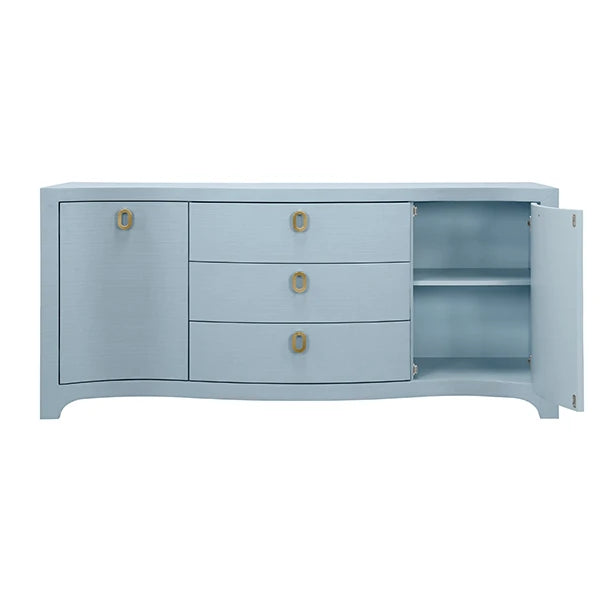 Paulina Curved Front Two Door Three Drawer Buffet