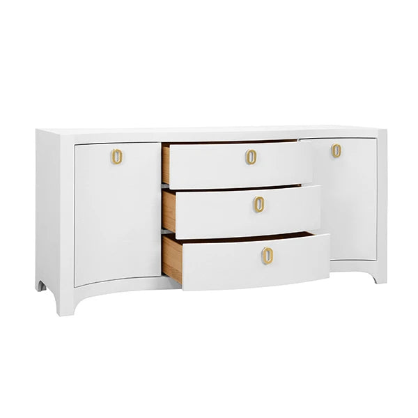 Paulina Curved Front Two Door Three Drawer Buffet