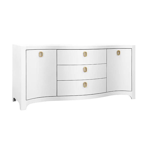 Paulina Curved Front Two Door Three Drawer Buffet