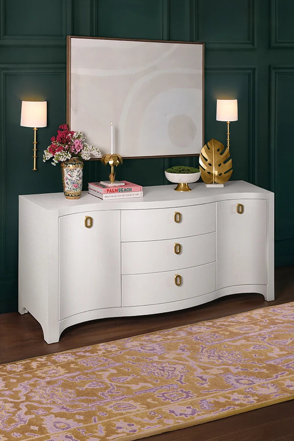 Paulina Curved Front Two Door Three Drawer Buffet