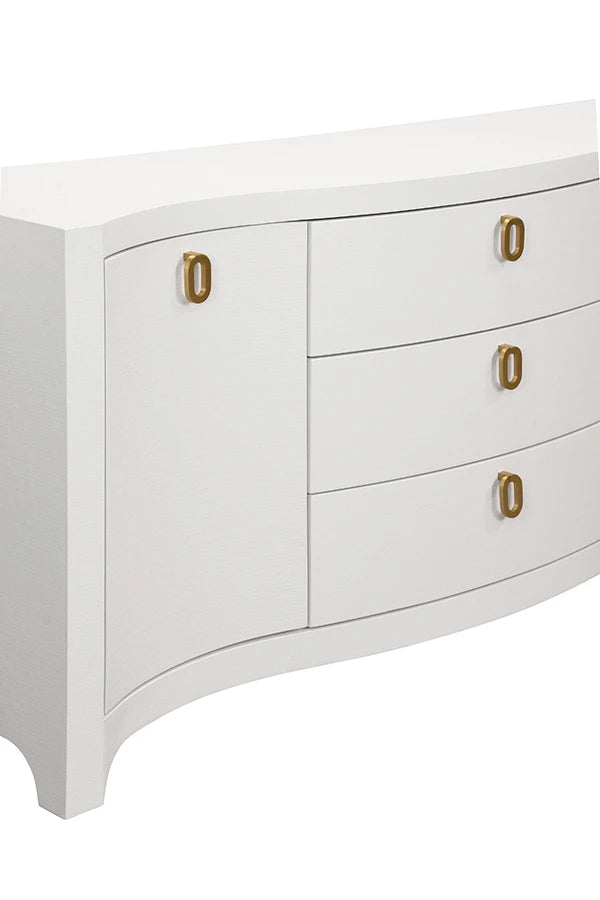 Paulina Curved Front Two Door Three Drawer Buffet