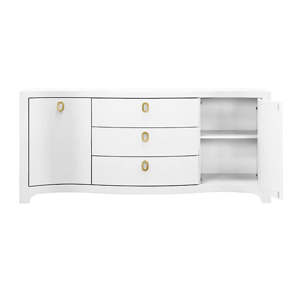 Paulina Curved Front Two Door Three Drawer Buffet