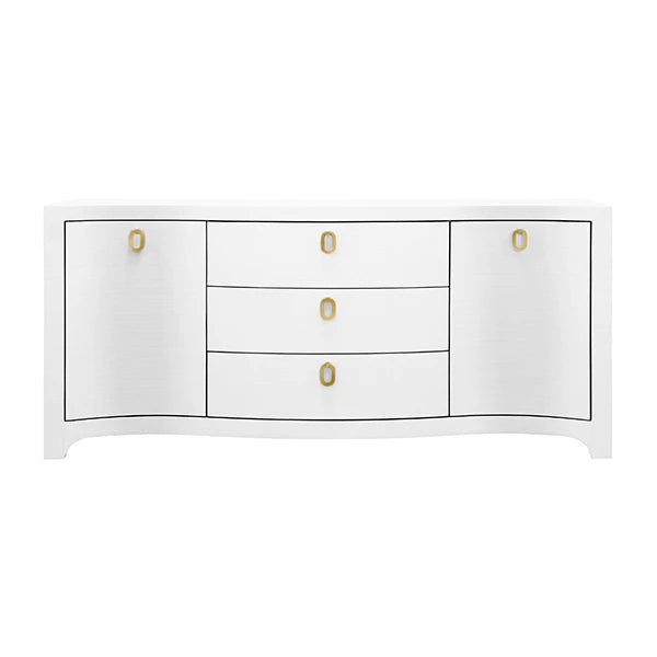 Paulina Curved Front Two Door Three Drawer Buffet