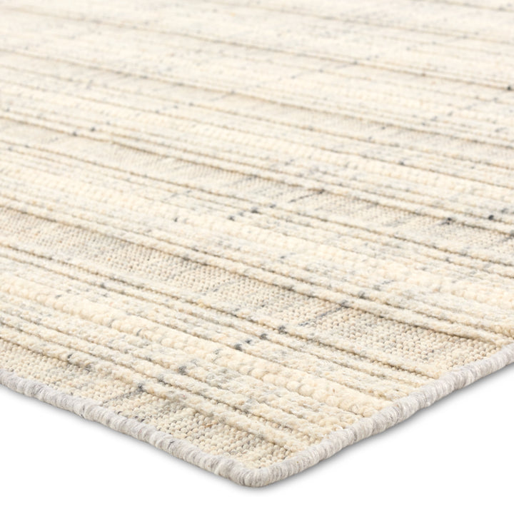 Jaipur Living Promontory Handmade Striped Cream/Gray Area Rug (5'X8' Rectangle)