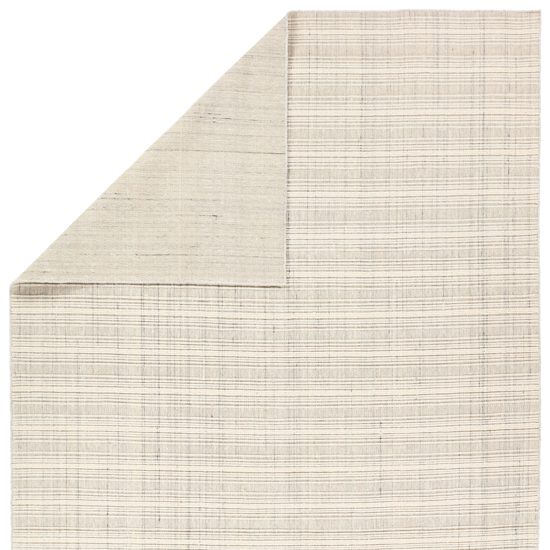 Jaipur Living Promontory Handmade Striped Cream/Gray Area Rug (8'X10' Rectangle)