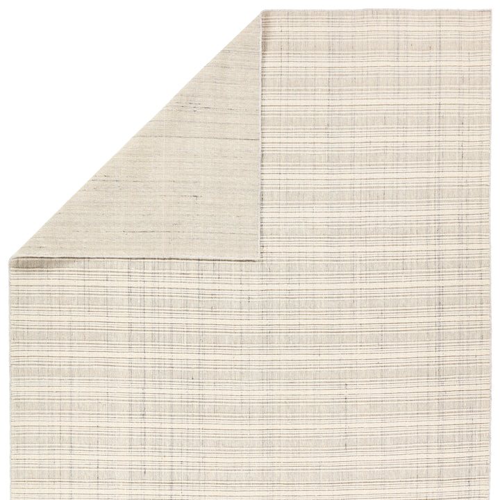 Jaipur Living Promontory Handmade Striped Cream/Gray Area Rug (5'X8' Rectangle)