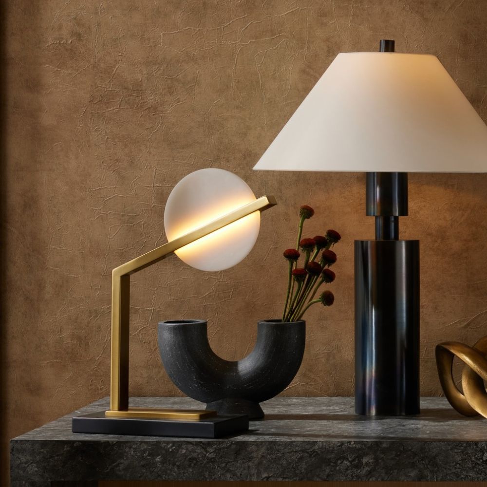 Table Lamps Corinth Desk Lamp - Black