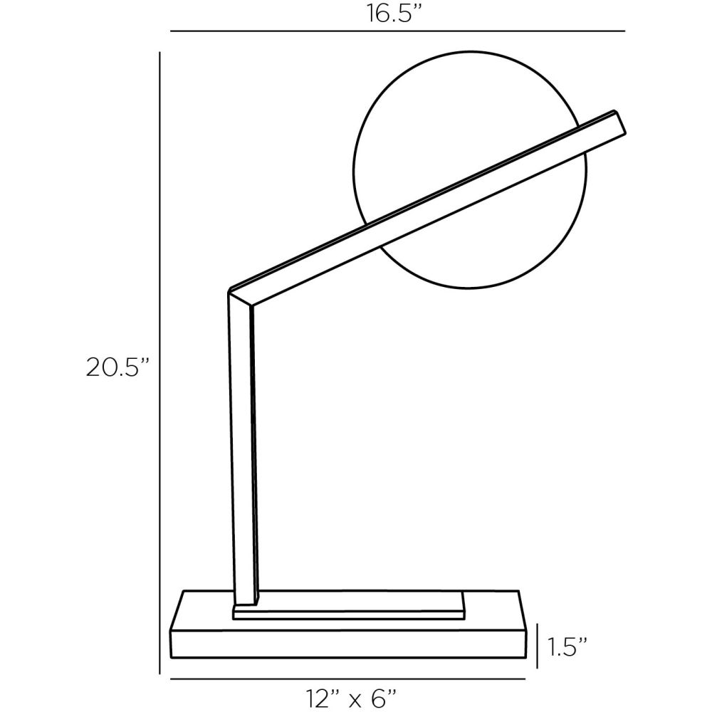 Corinth Desk Lamp - Black