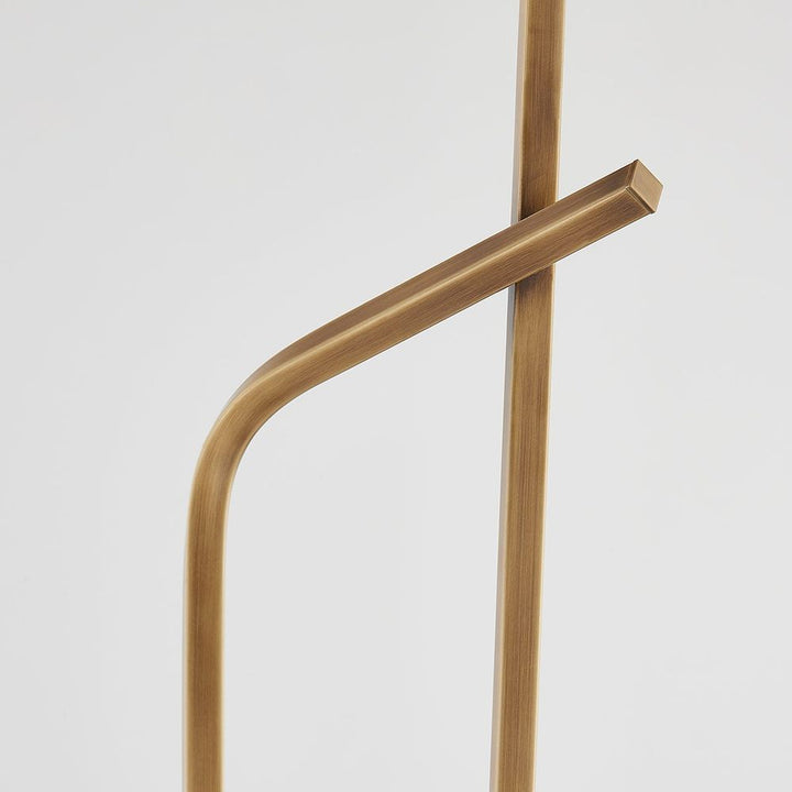 Pearce Floor Lamp - Patina Brass