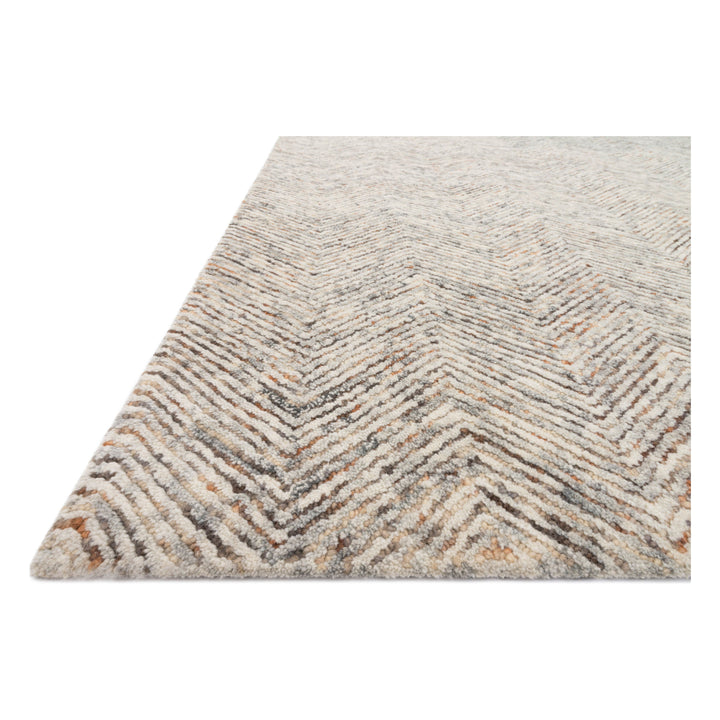 Loloi Peregrine Lt Grey / Multi 2'-6" x 9'-9" Runner Rug