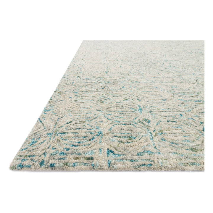 Loloi Peregrine Aqua 18" x 18" Sample Rug