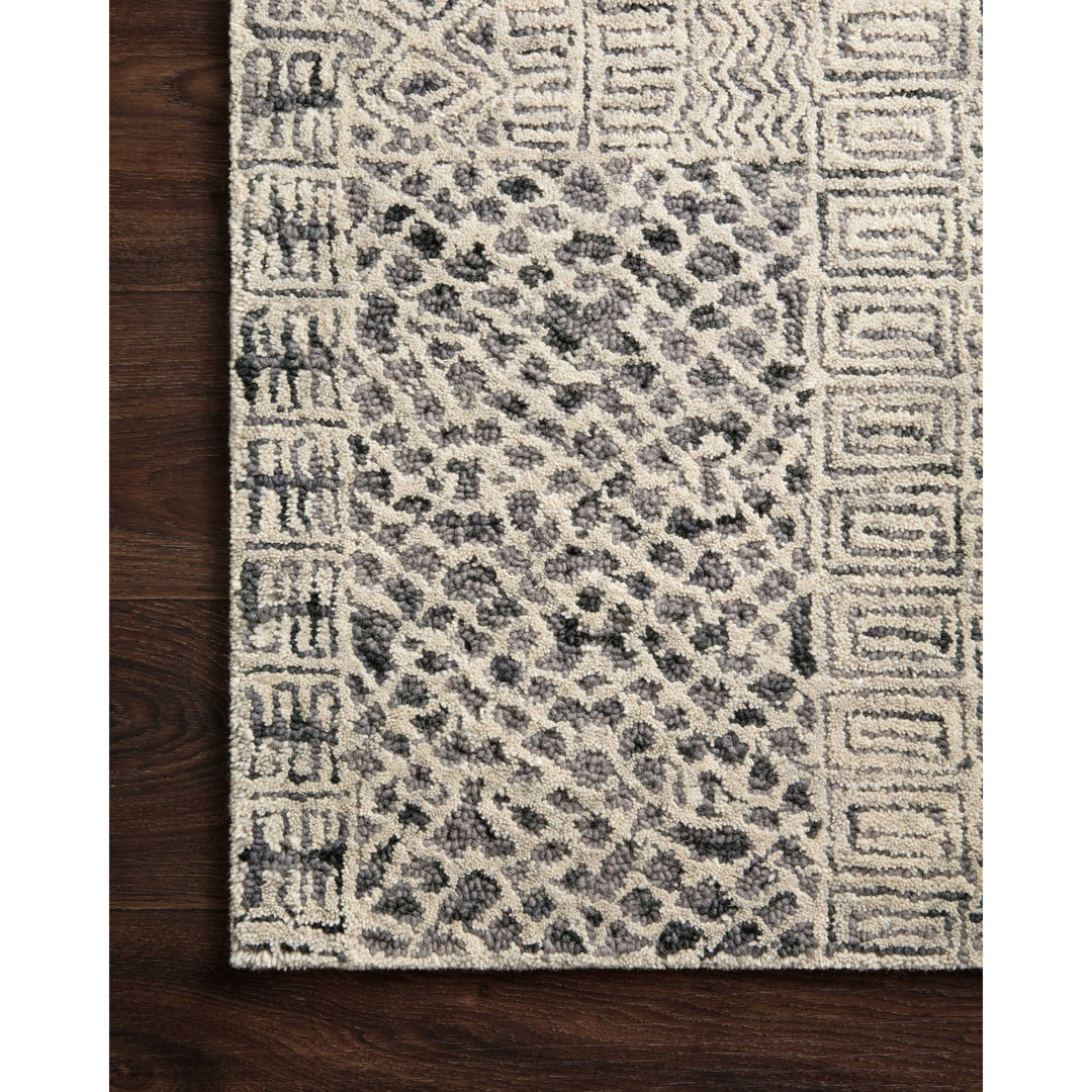 Loloi Peregrine Charcoal 18" x 18" Sample Rug