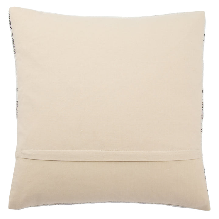 Jaipur Living Prescott Geometric Gray/ Ivory Poly Fill Pillow (20" Square)