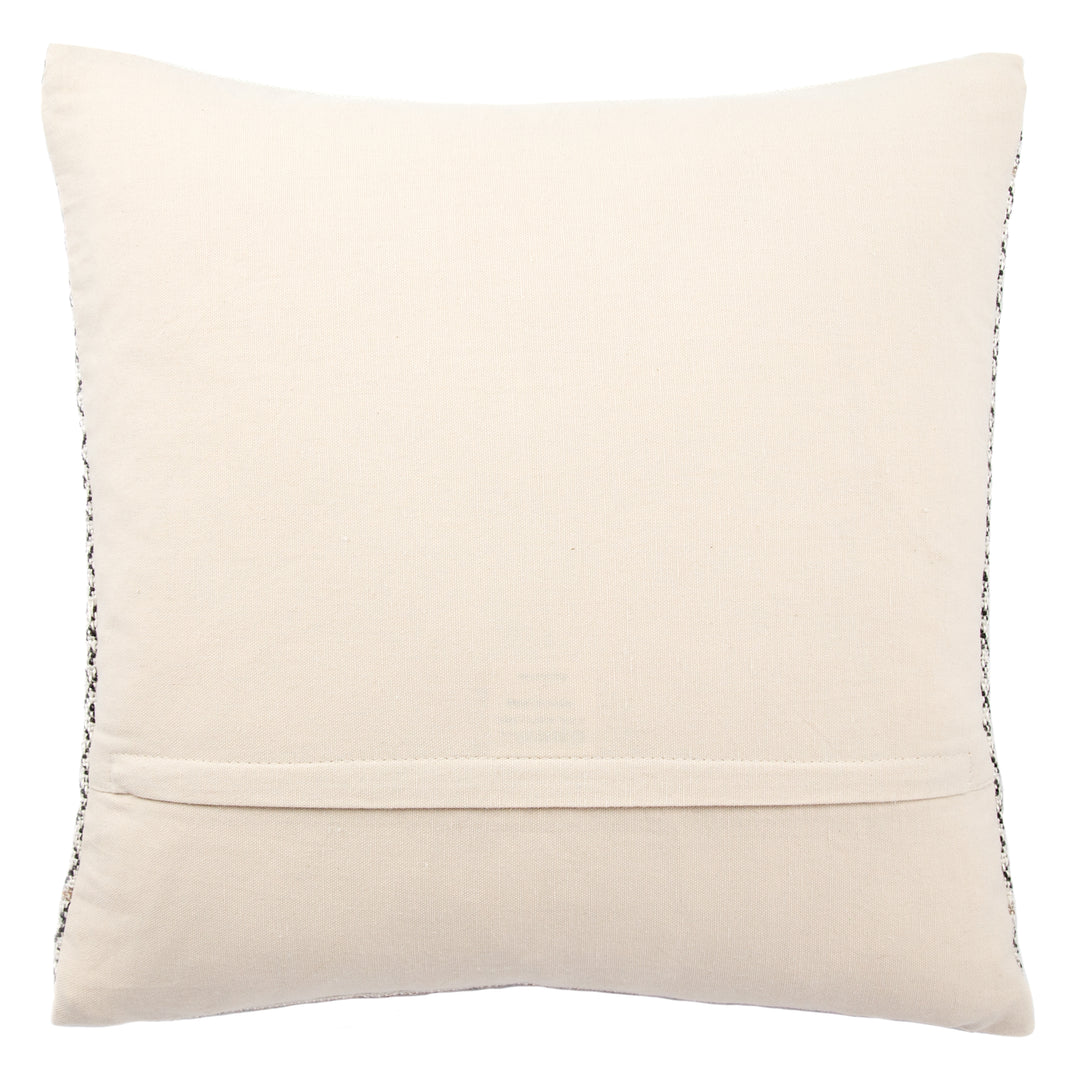 Jaipur Living Mariscopa Trellis Ivory/ Dark Gray Down Pillow (18" Square)