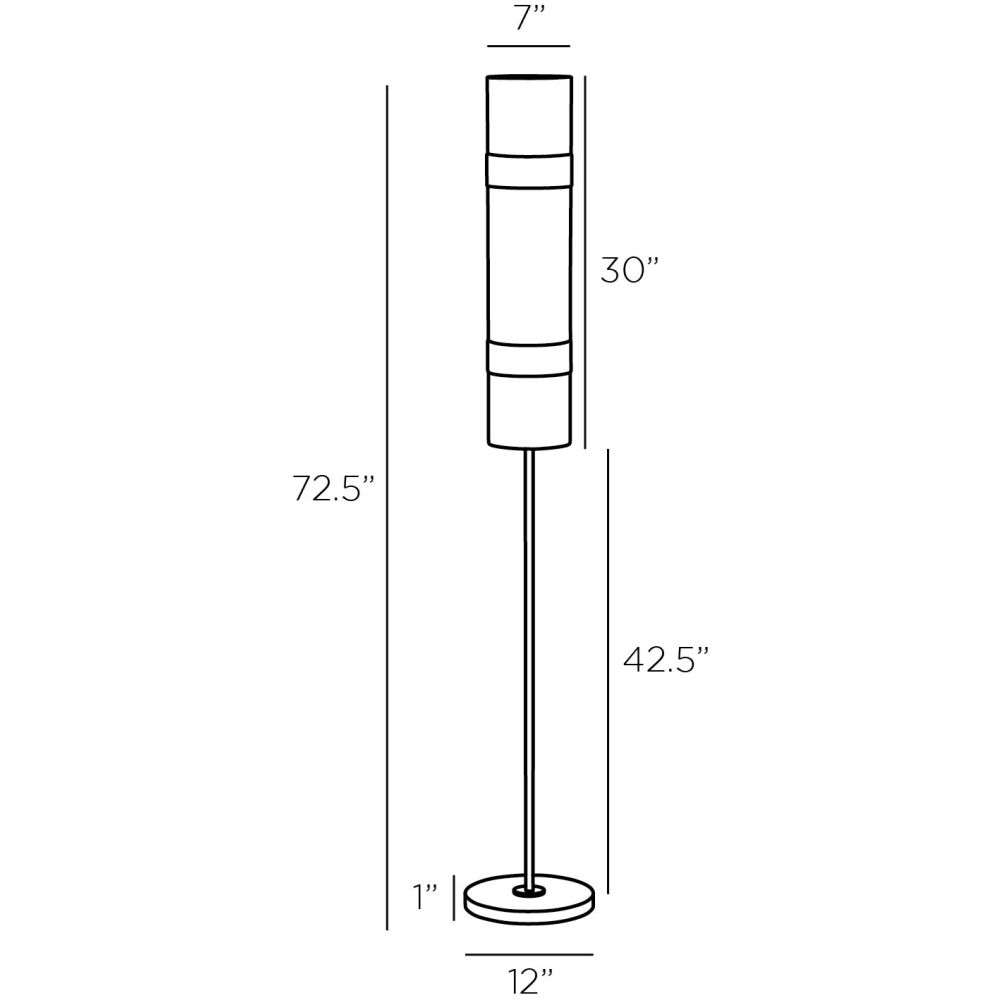 Ozzy Floor Lamp - Black
