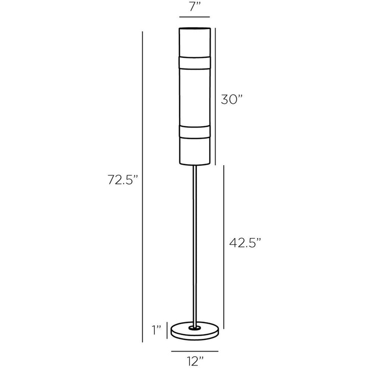 Ozzy Floor Lamp - Black