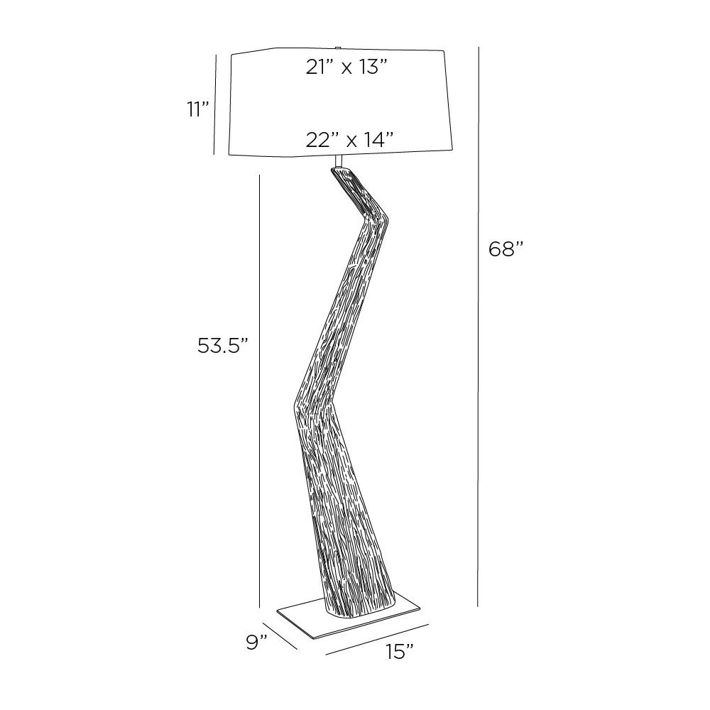 Novakland Floor Lamp - Black