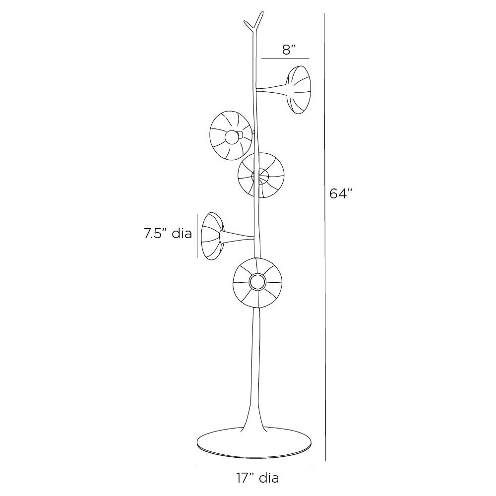 Finley Floor Lamp - Gold