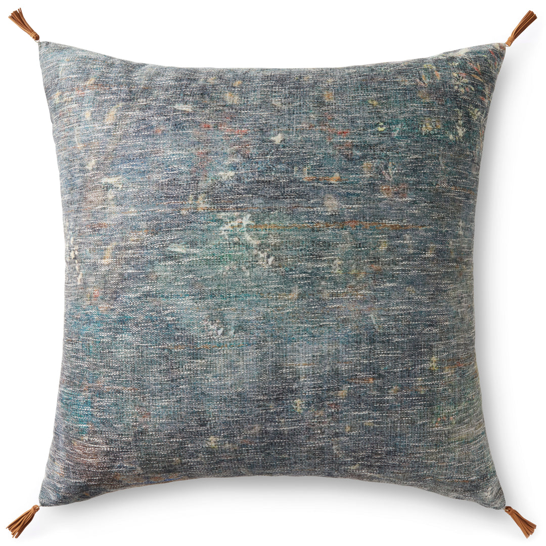 Loloi LFP0016 Navy / Multi 36"W x 36"D x 6"H Pillow