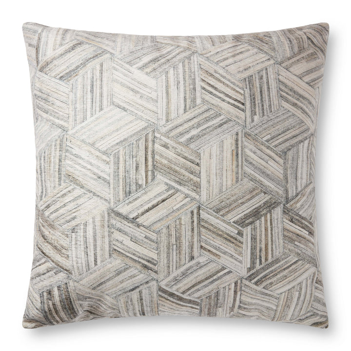 Loloi P0901 Grey / Multi 3' x 3' Pillow