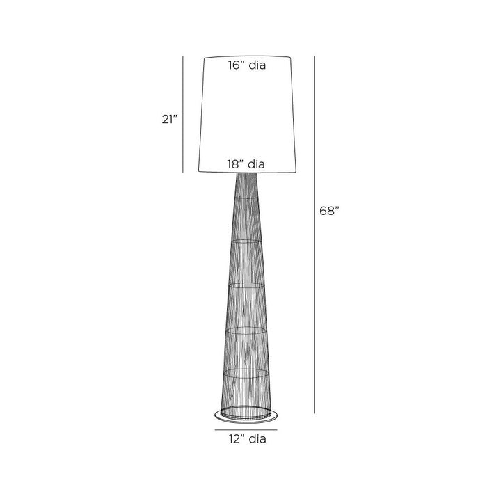 Kertesz Floor Lamp - Black