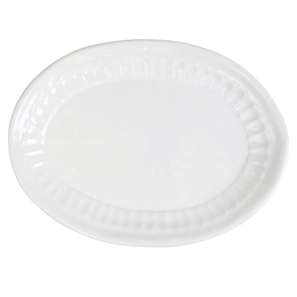 Pietra Serena Oval Platter - White / Small