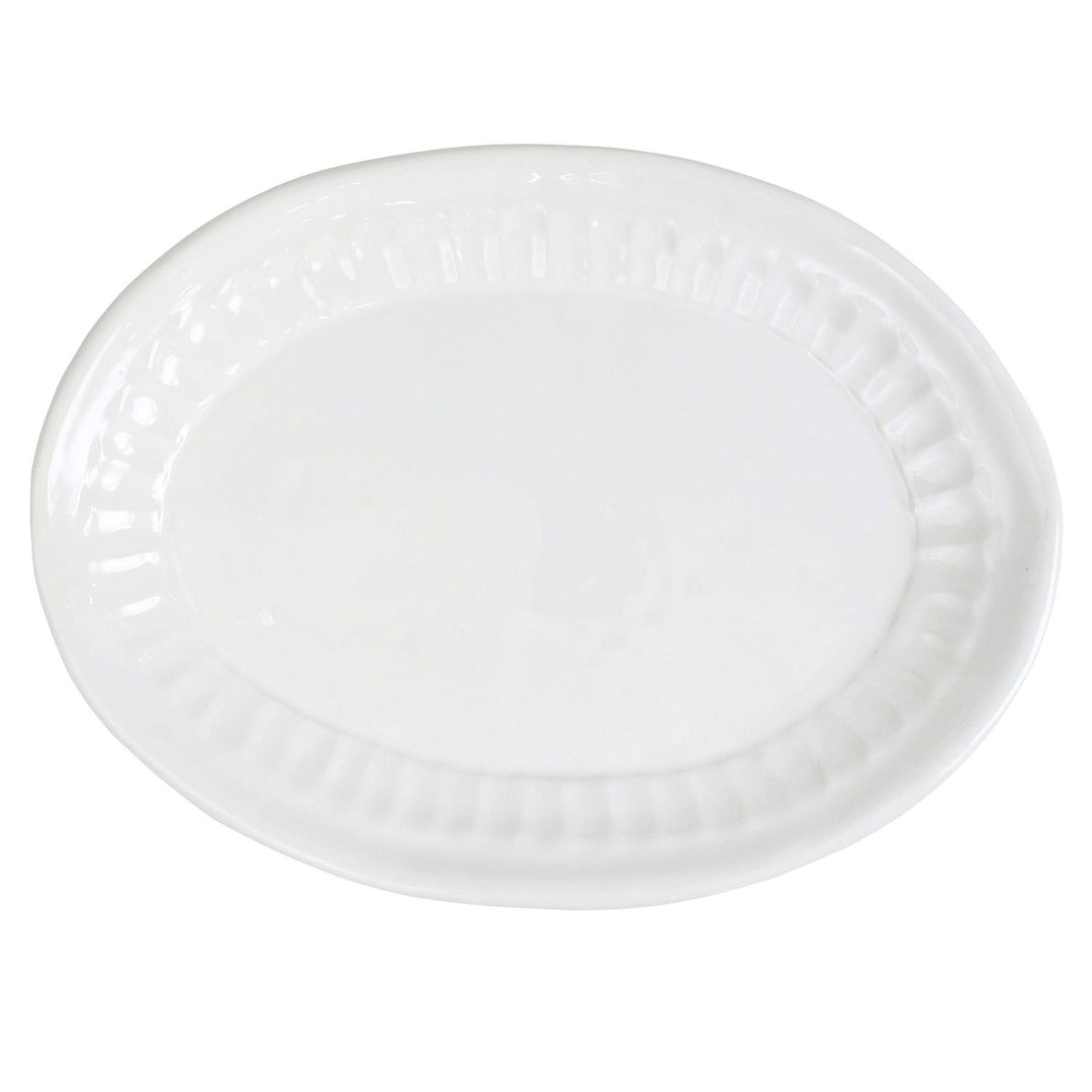 Pietra Serena Oval Platter - White / Small