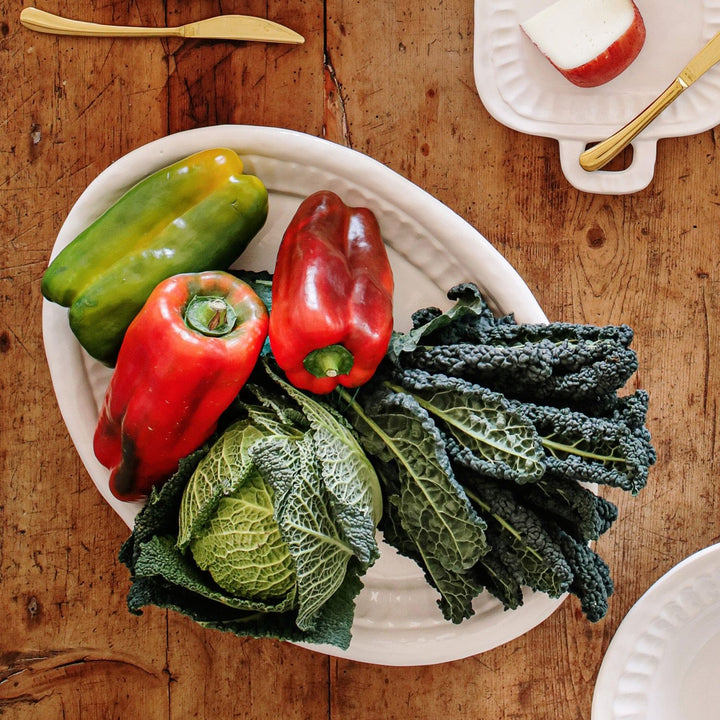 Pietra Serena Oval Platter