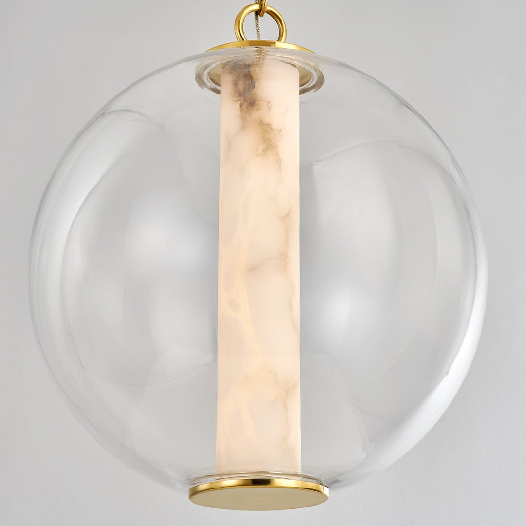 Pietra Pendant - Vintage Brass 16in