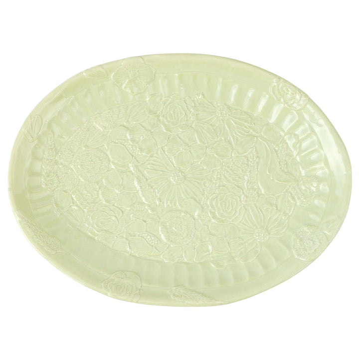 Pietra Fiori Oval Platter - Default Title