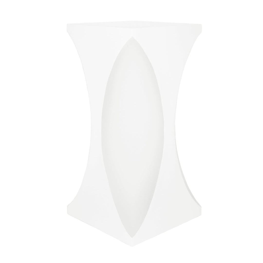 Pinto - Hourglass Occassional Table In Matte White Lacquer