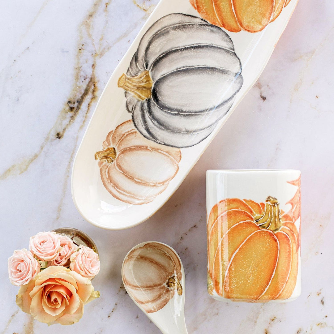 Pumpkins Oval Platter