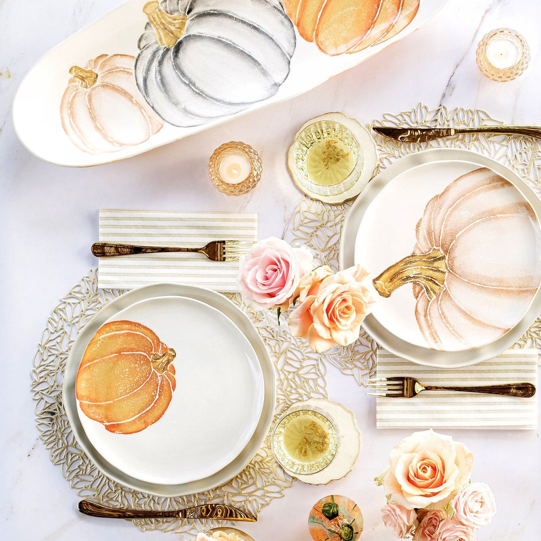 Pumpkins Oval Platter