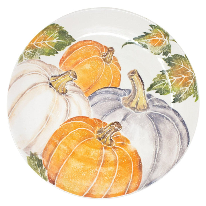 Pumpkins Serving Bowl with Assorted Pumpkins