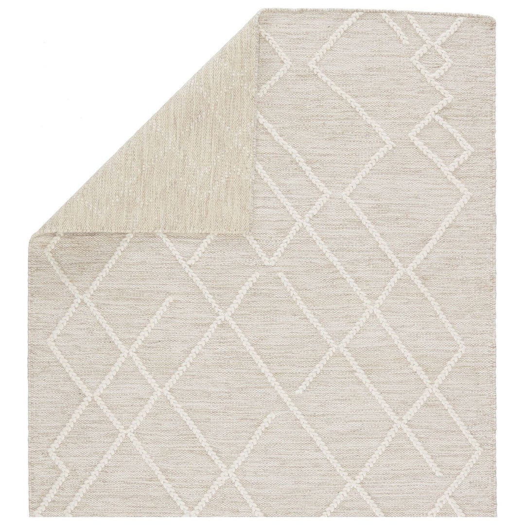 Jaipur Living Moab Natural Geometric Light Gray/ Ivory Area Rug (8'X10')