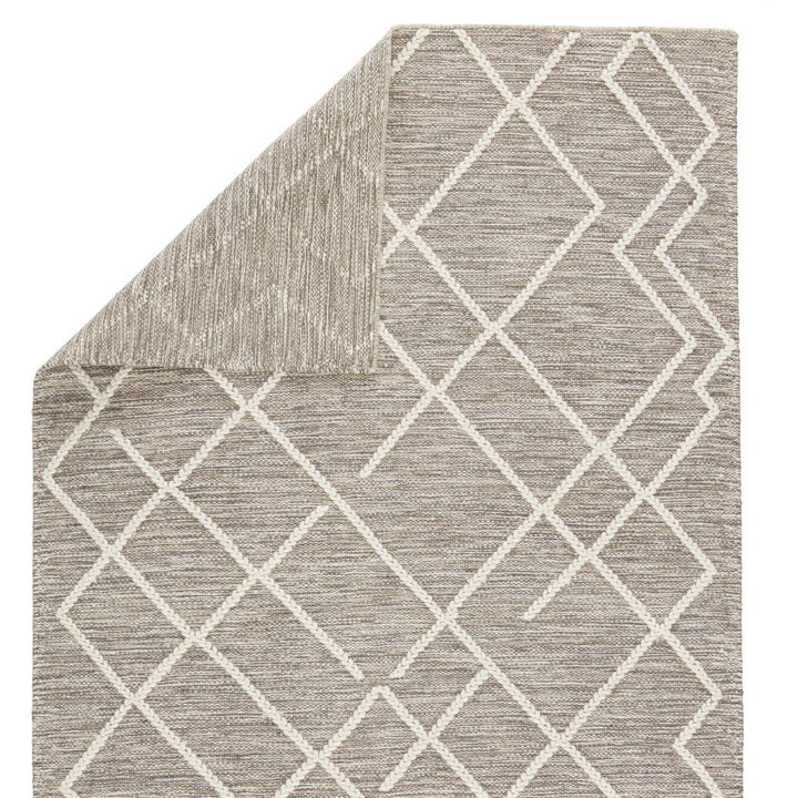 Jaipur Living Moab Natural Geometric Gray/ Ivory Area Rug (5'X8')