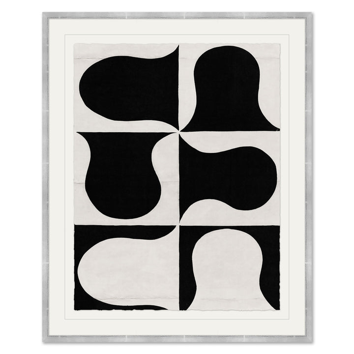 Black and White Abstract Series II (var. 1) by Soicher Marin