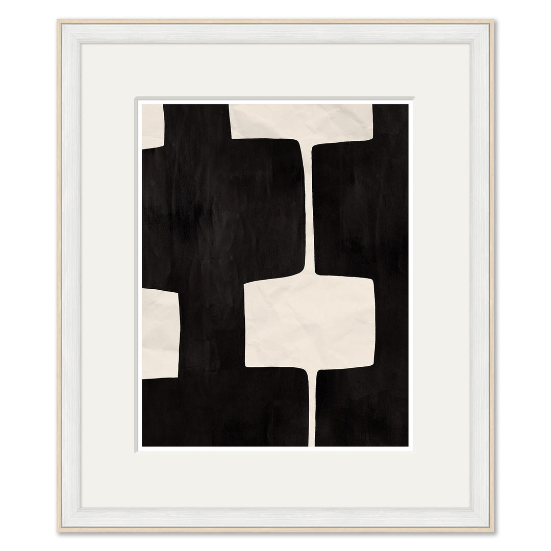 Black and White Abstract 3 I by Soicher Marin