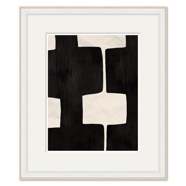 Black and White Abstract 3 I by Soicher Marin