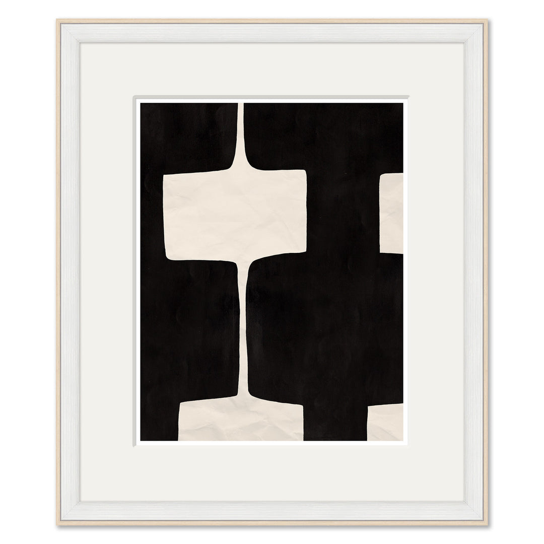 Black and White Abstract 3 IV by Soicher Marin