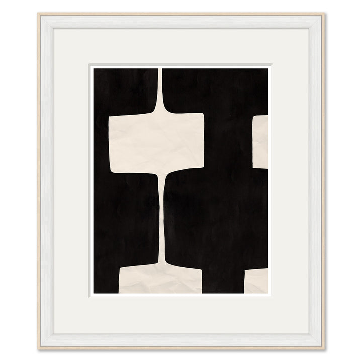 Black and White Abstract 3 IV by Soicher Marin