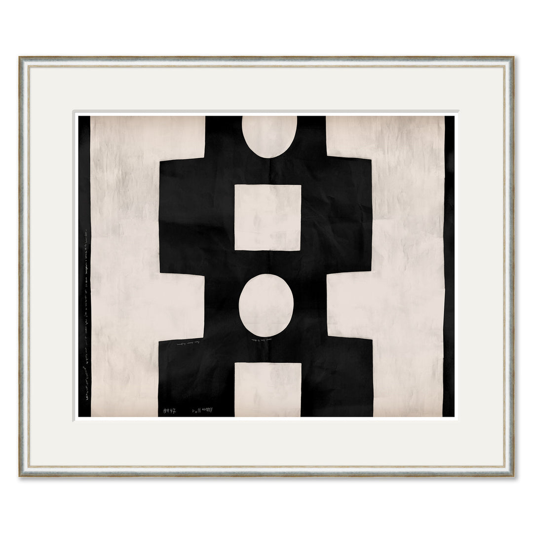 Black and White Abstract Inverted (var. 1) by Soicher Marin