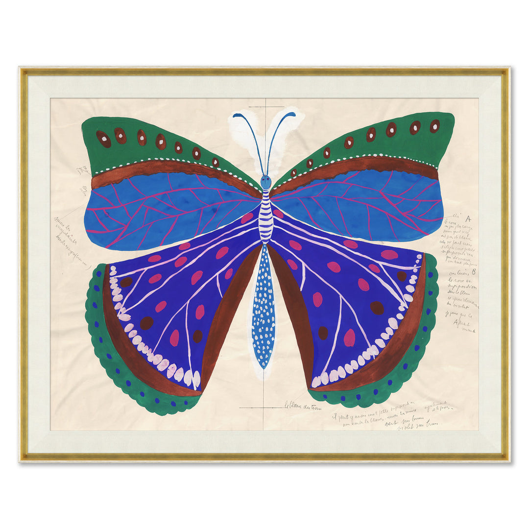 Butterfly Blue (var. 2) by Soicher Marin
