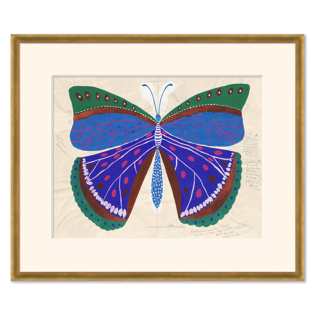 Butterfly Blue (var. 1) by Soicher Marin