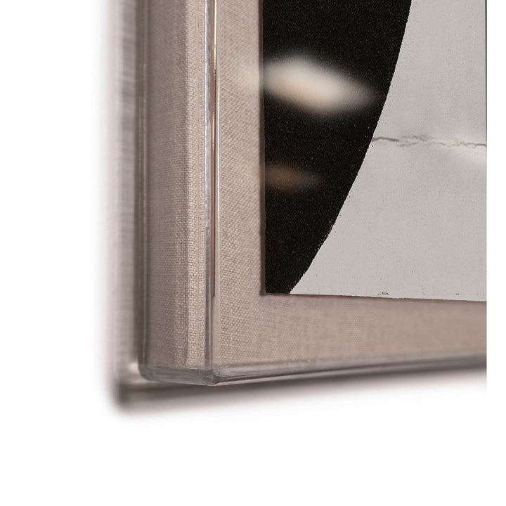 PM-23-0181 Paule Marrot, Black and White Abstract Series 1 detail by Soicher Marin