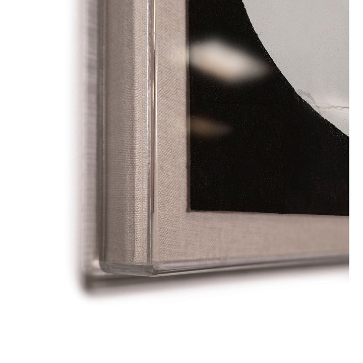 PM-23-0182 Paule Marrot, Black and White Abstract Series 2 detail by Soicher Marin
