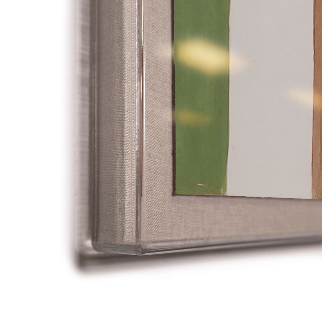 PM-23-0192 Paule Marrot, Green Brown Stripes detail by Soicher Marin