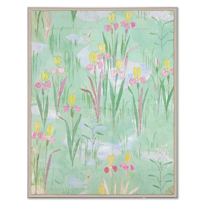 PM-23-0209 Paule Marrot, Fleur Vertes 1 by Soicher Marin