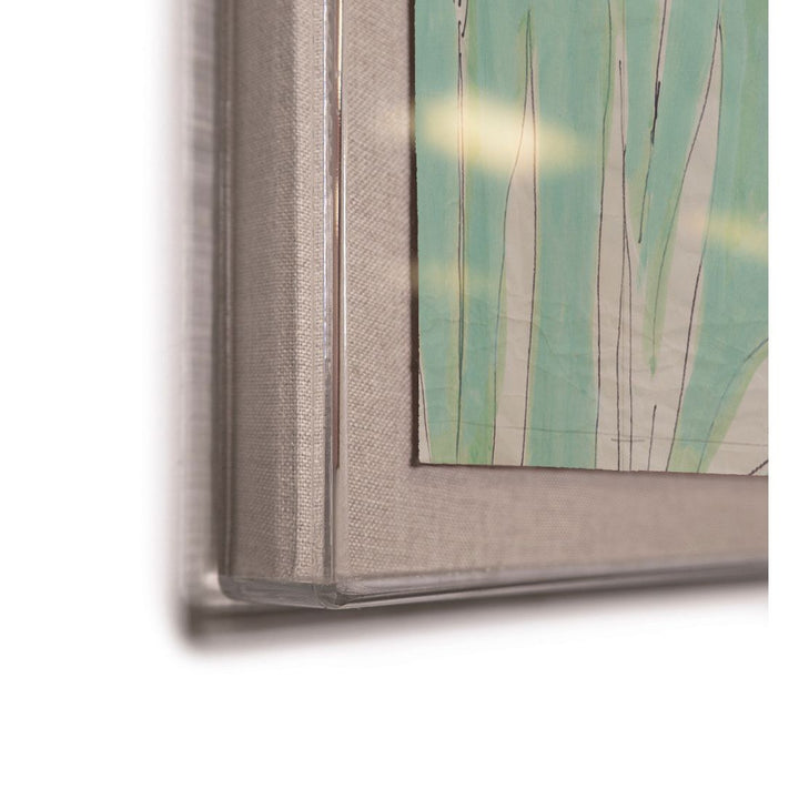 PM-23-0210 Paule Marrot, Fleur Vertes 2 detail by Soicher Marin